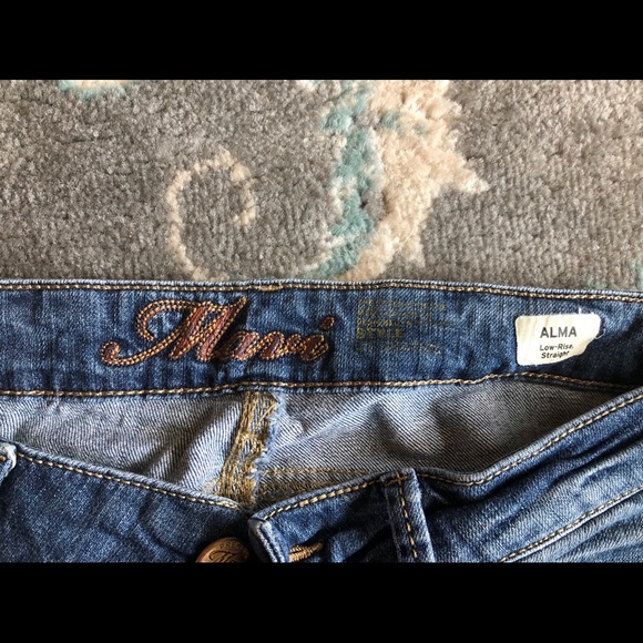 Mavi low rise jean capris alma style - Picture 3 of 4